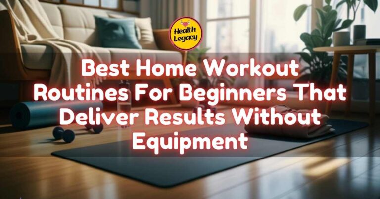 Top 5 Best home workout routines for beginners, home fitness for ...