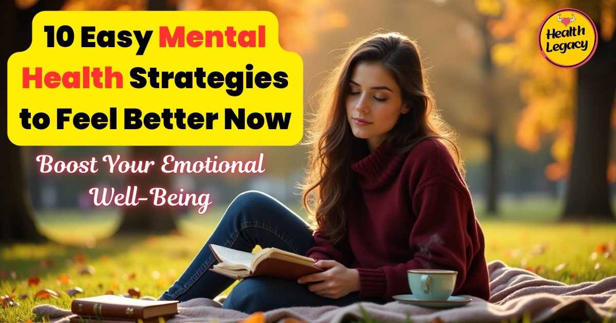 10 Easy Mental Health Strategies to Feel Better Now