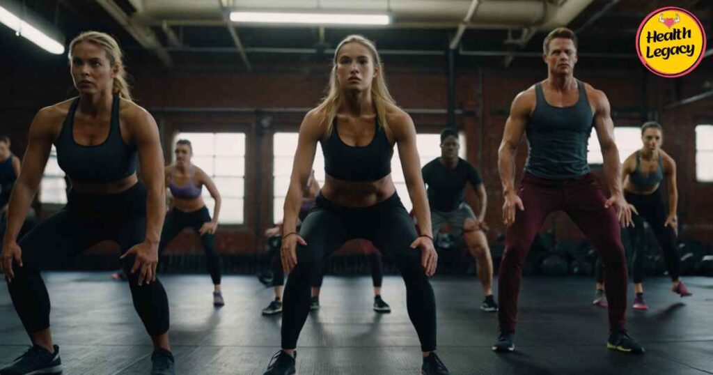 Person performing high-intensity exercise for weight loss"