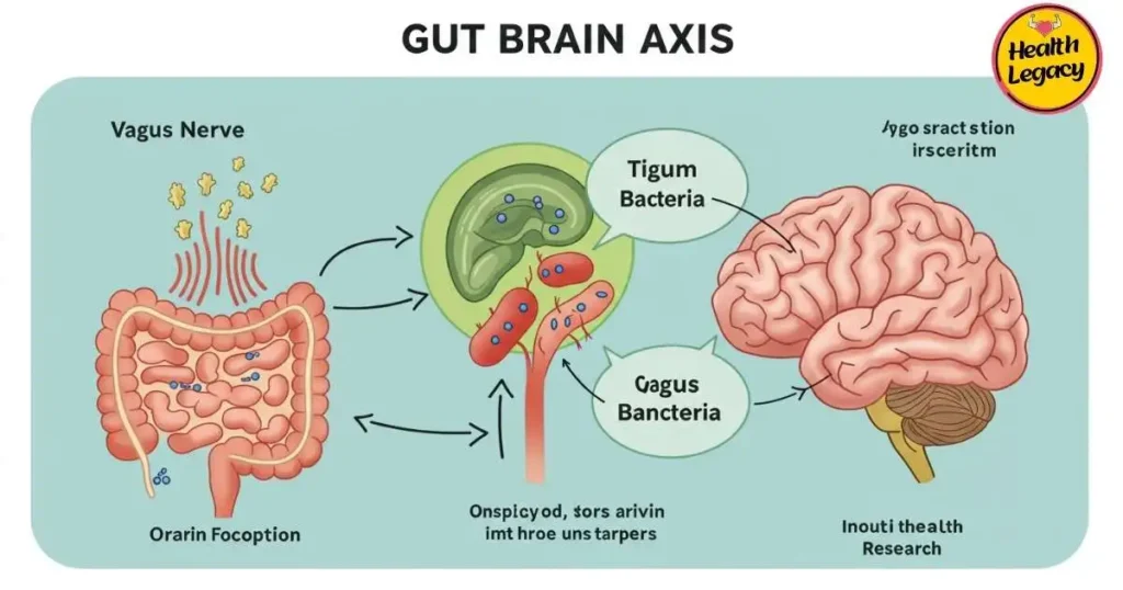 gut brain connection, brain-gut axis, gut health research, microbiome