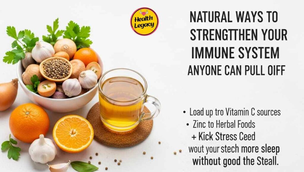 natural ways to strengthen your immune system
